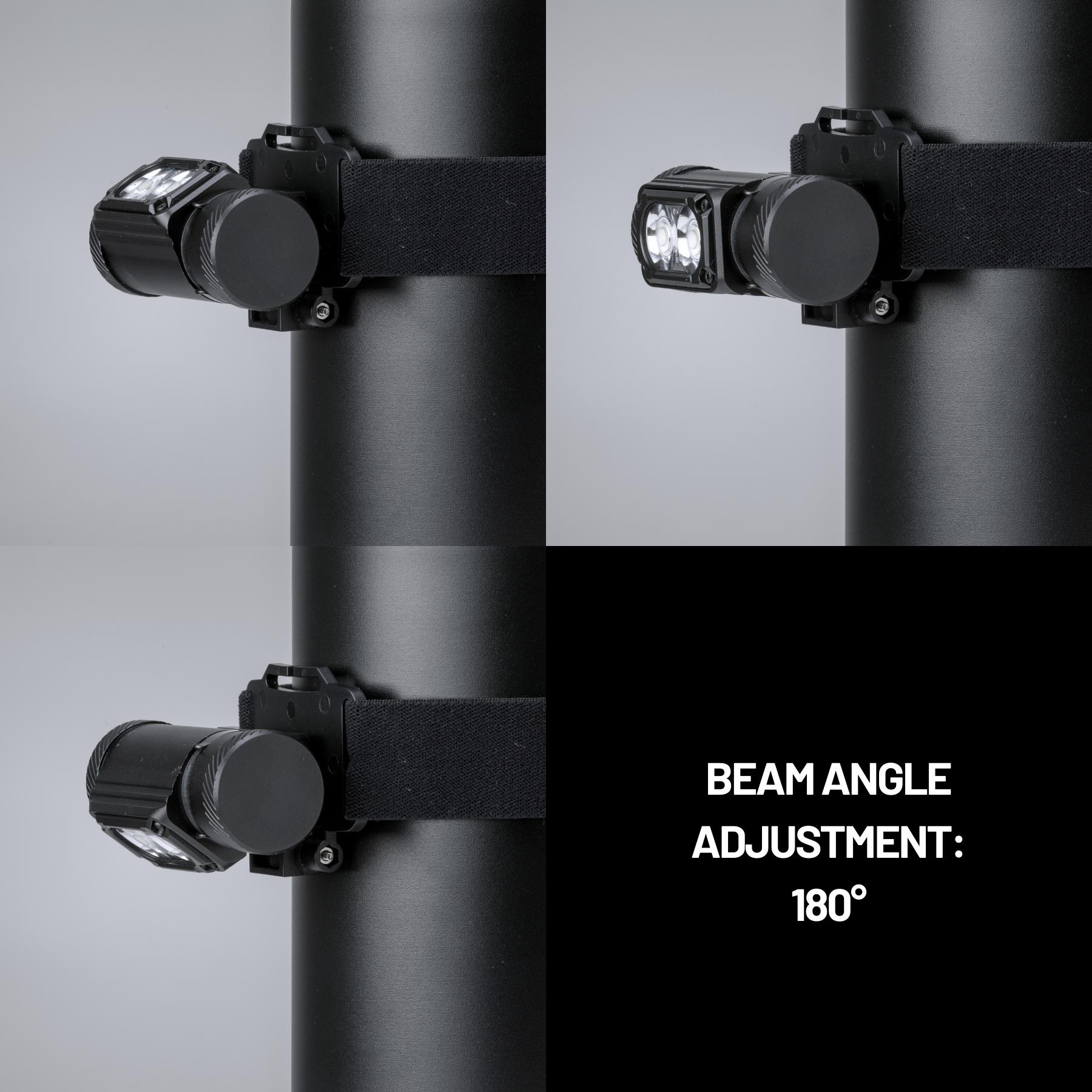 Lanternă frontală Optima HeadLite Pro Negru