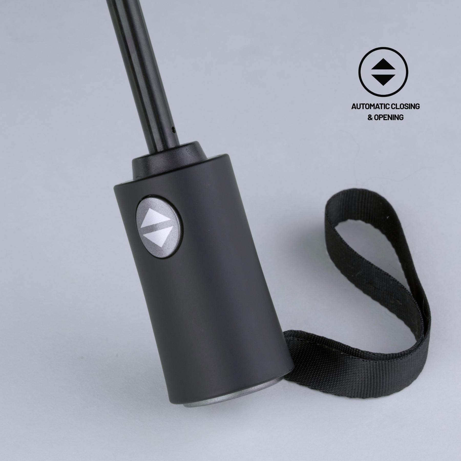 Umbrelă complet automată Scandic Negru