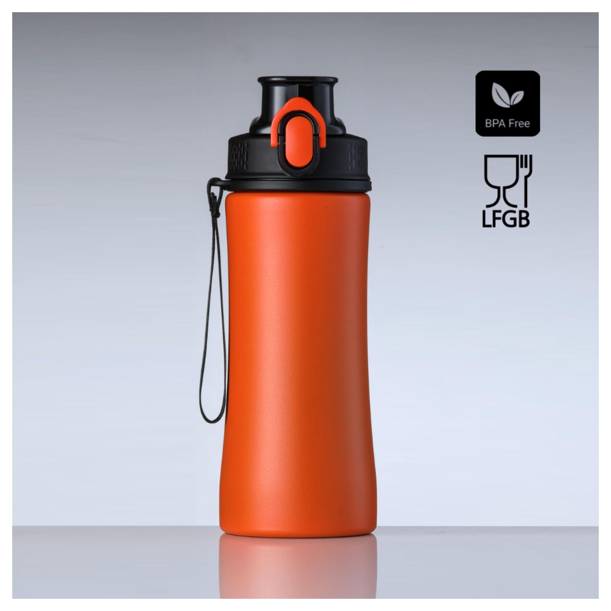 Set Primo Urban: trusă cosmetică și sticlă de apă 550 ml Portocaliu Portocaliu