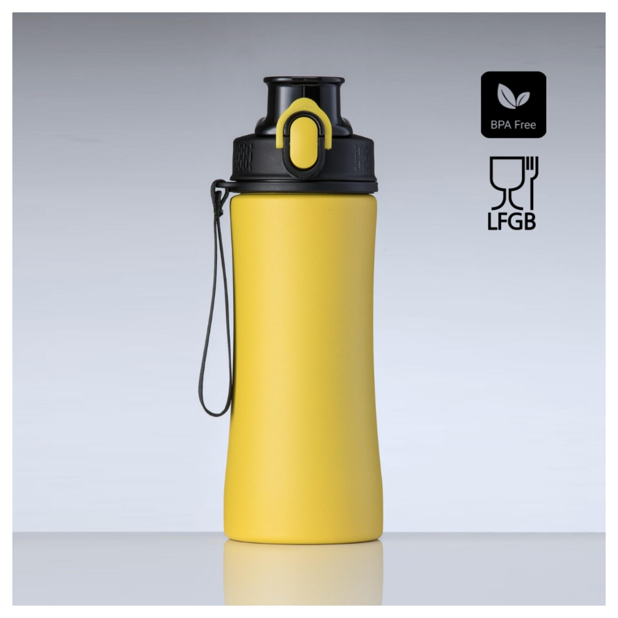 Set Primo Urban: trusă cosmetică și sticlă de apă 550 ml Galben Galben