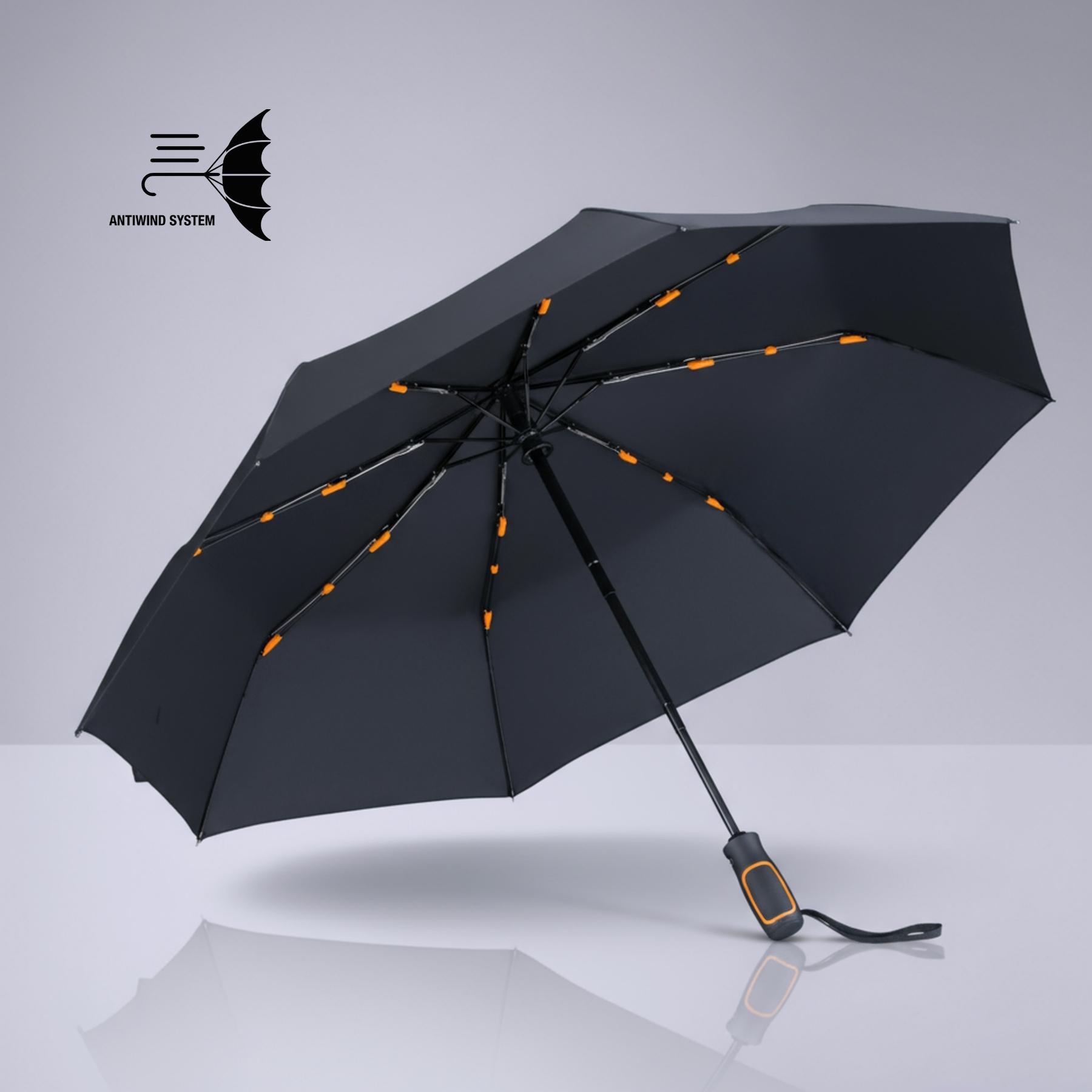 Set Dynamic: rucsac business 15” și umbrelă automată Portocaliu Portocaliu