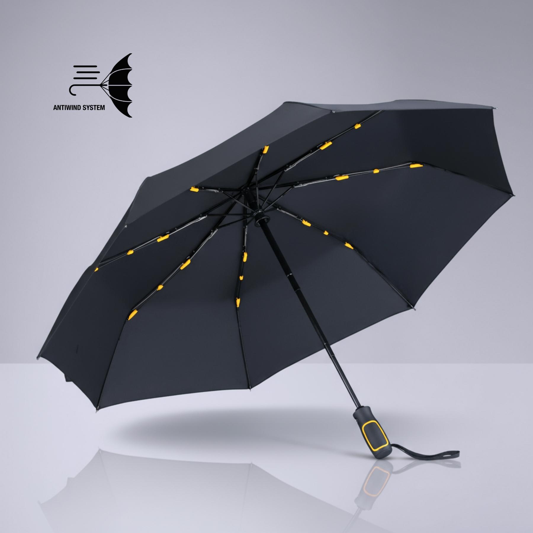 Set Dynamic: rucsac business 15” și umbrelă automată Galben Galben