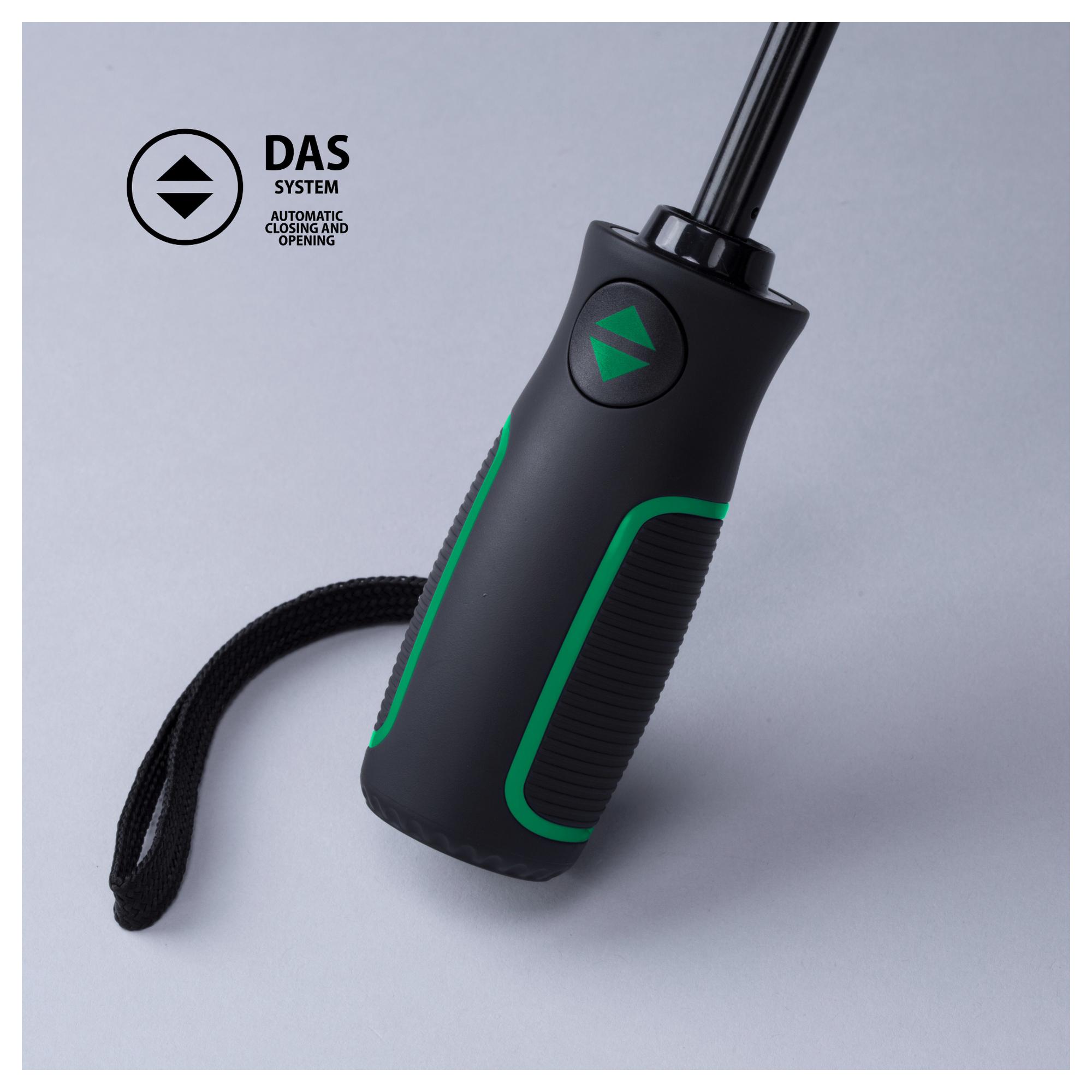 Set Dynamic: cană de cafea 450 ml și umbrelă automată Verde
