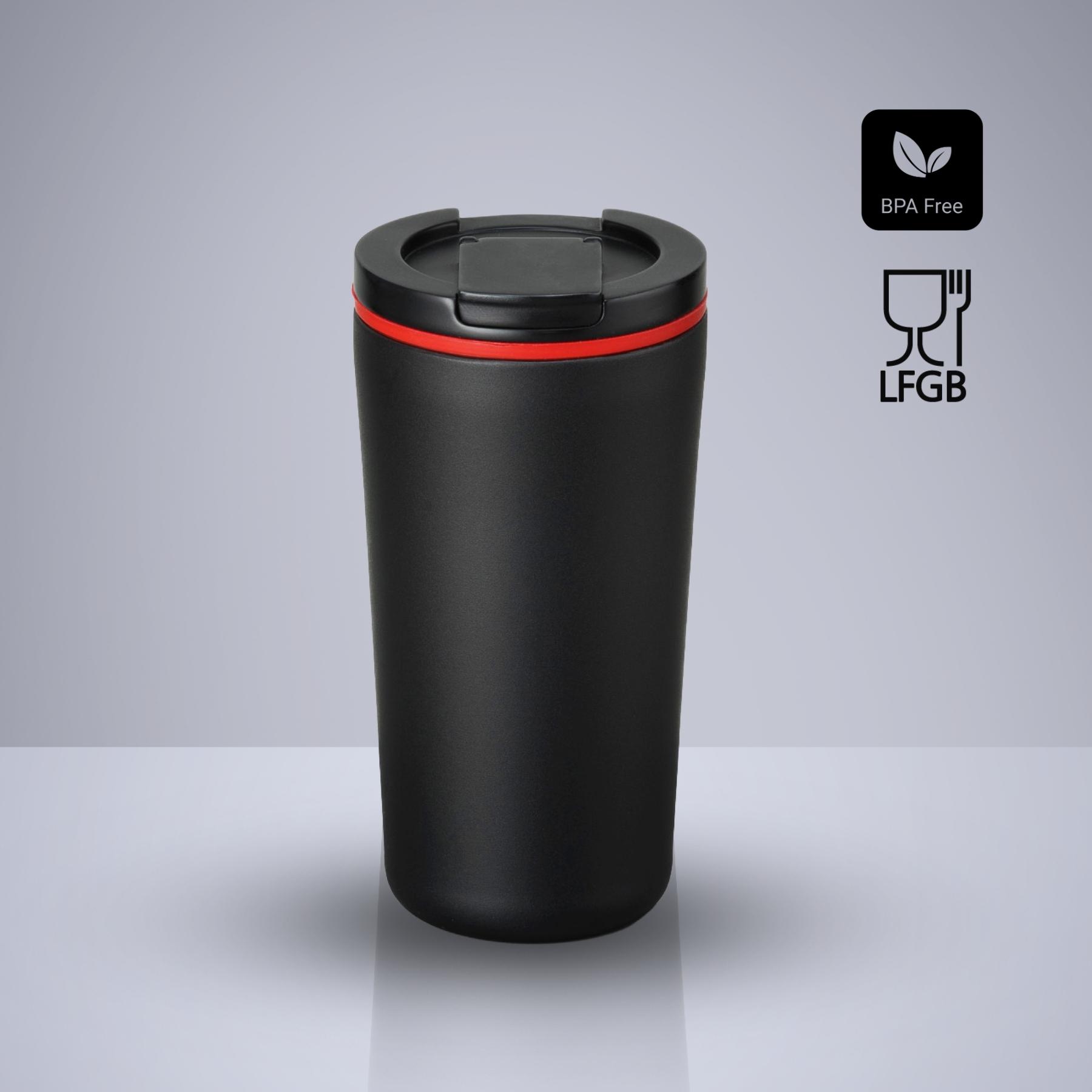Set Everyday: cană de cafea 370 ml și difuzor wireless Rosu Rosu