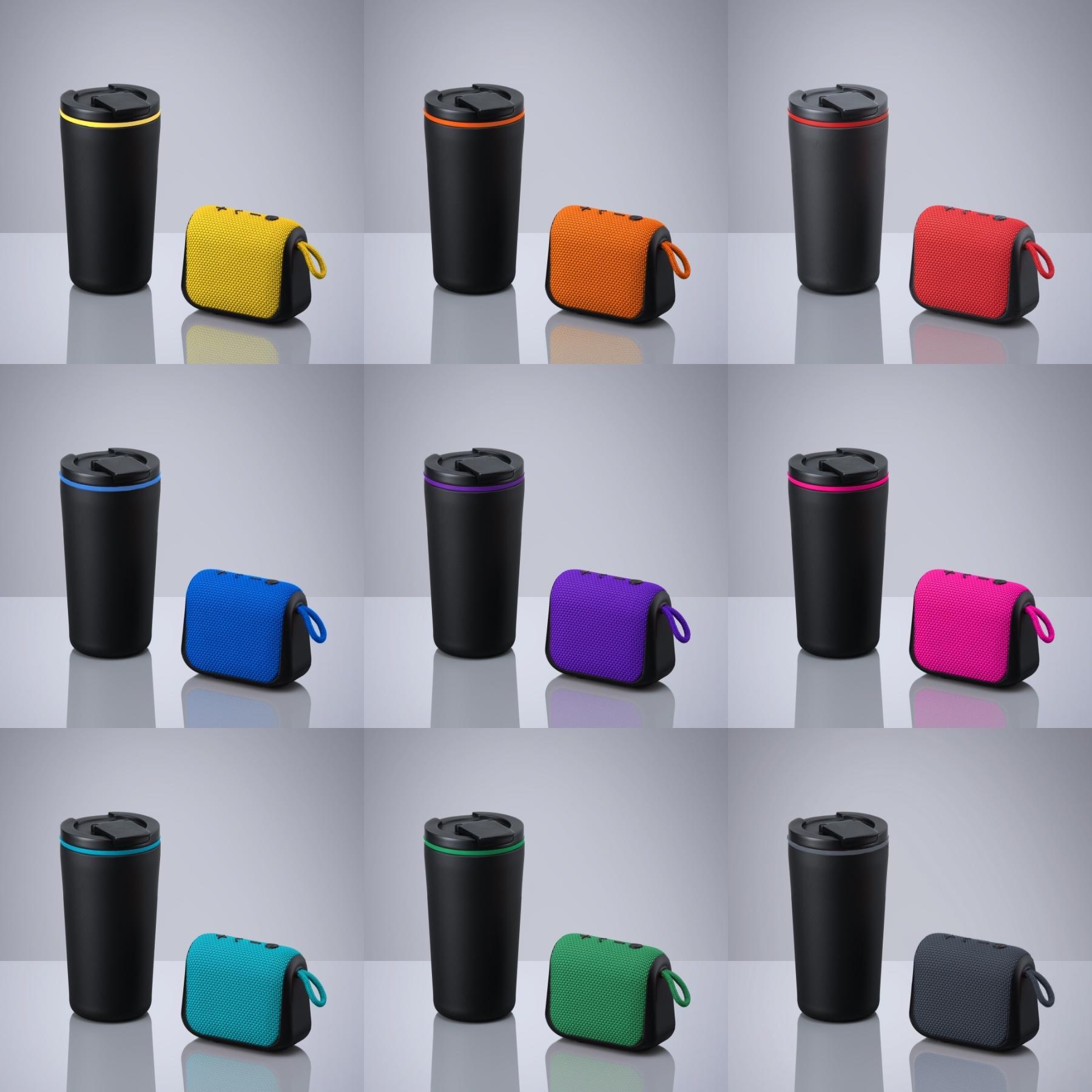 Set Everyday: cană de cafea 370 ml și difuzor wireless Roz Roz
