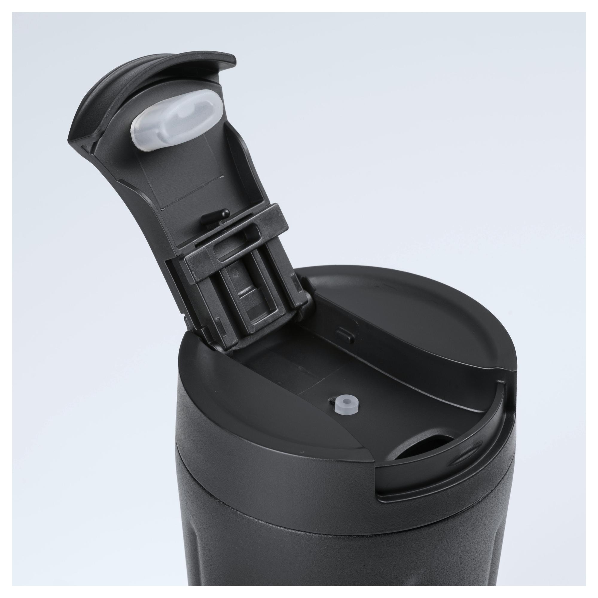 Set Travel: cană termică 350 ml și umbrelă automată Negru Negru