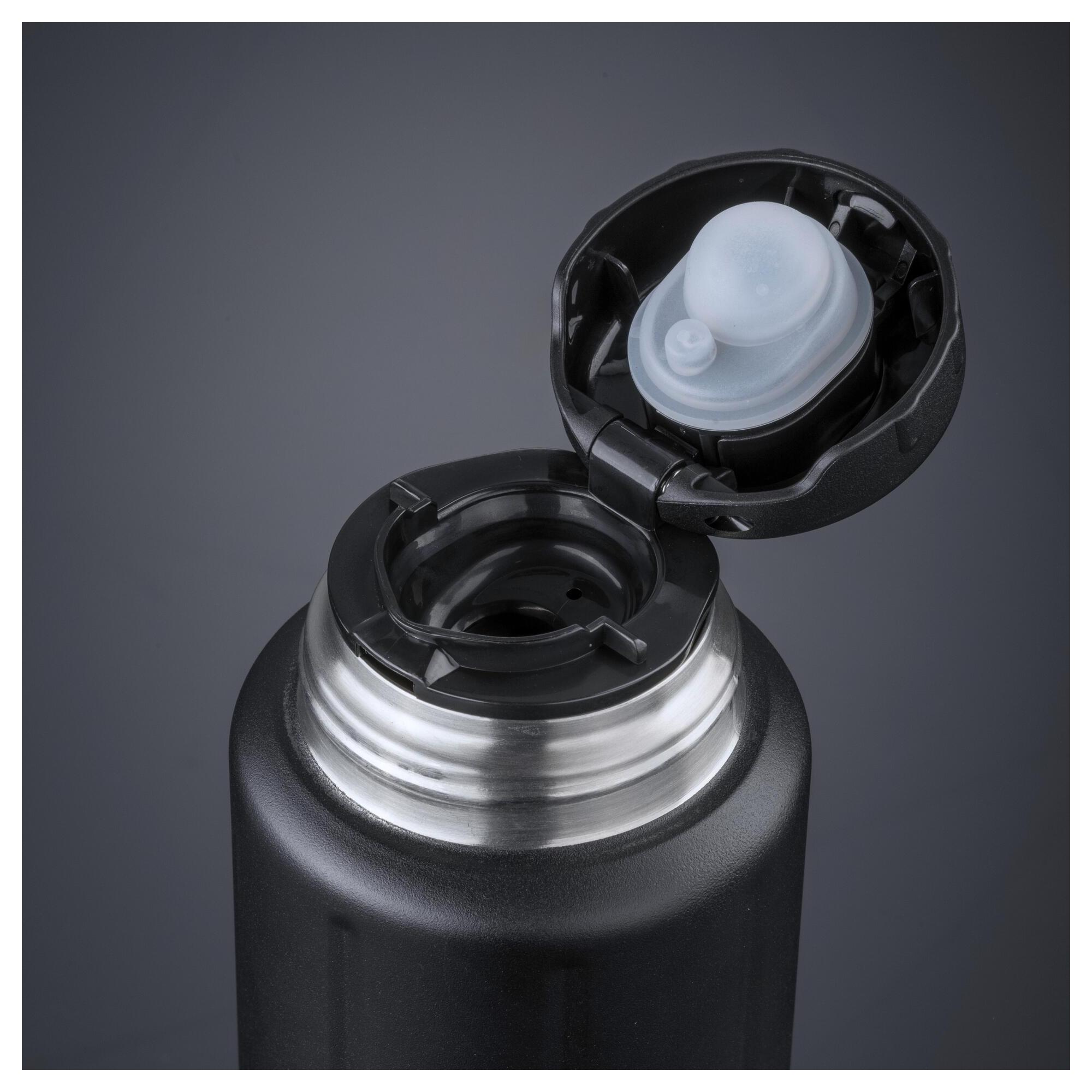 Set Scandic III: termos cu vid 750 ml și umbrelă automată Negru Negru