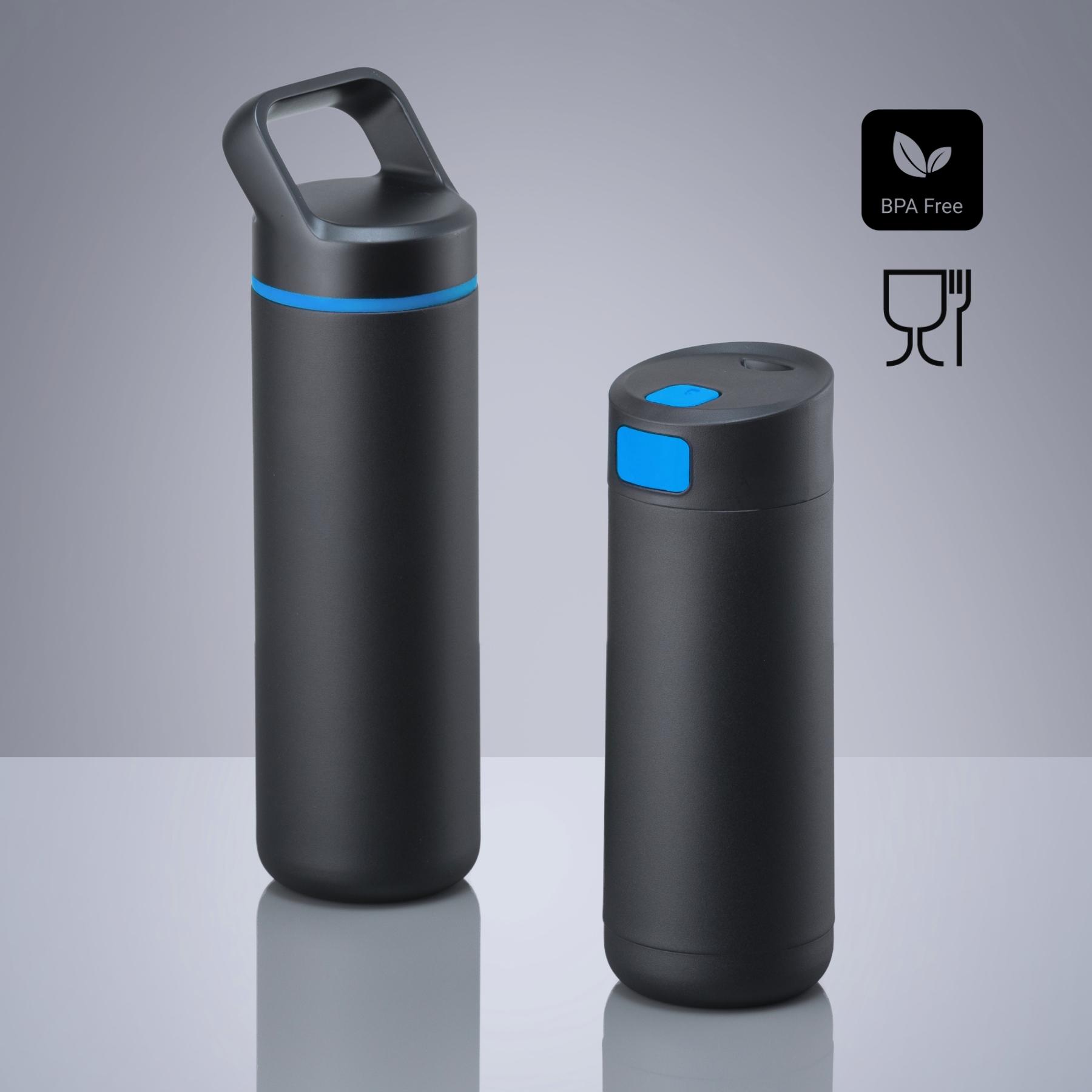 Set Expedition: cană de cafea 450 ml și sticlă din oțel 650 ml