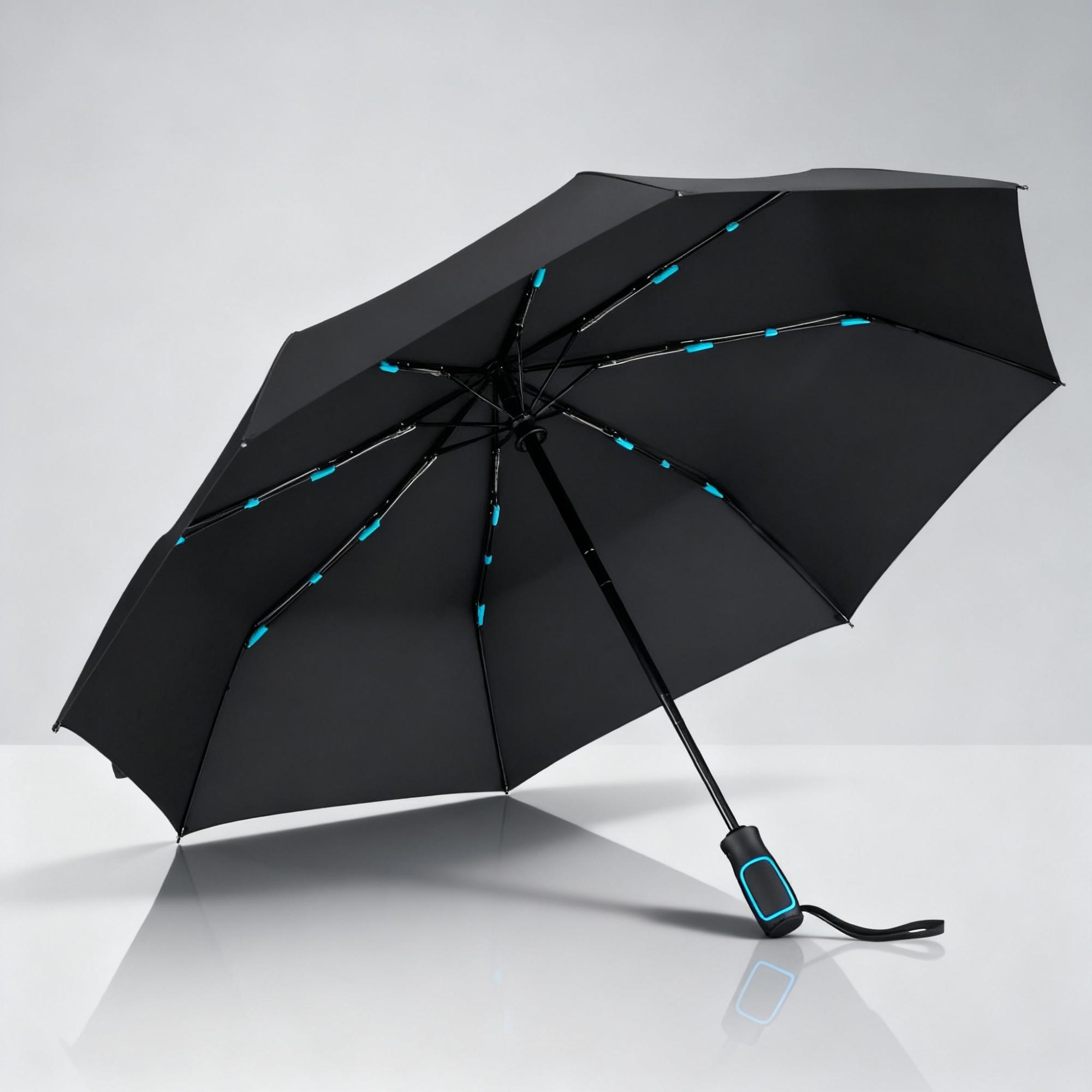 Set Travel: cană termică 370 ml și umbrelă automată Turcoaz Turcoaz