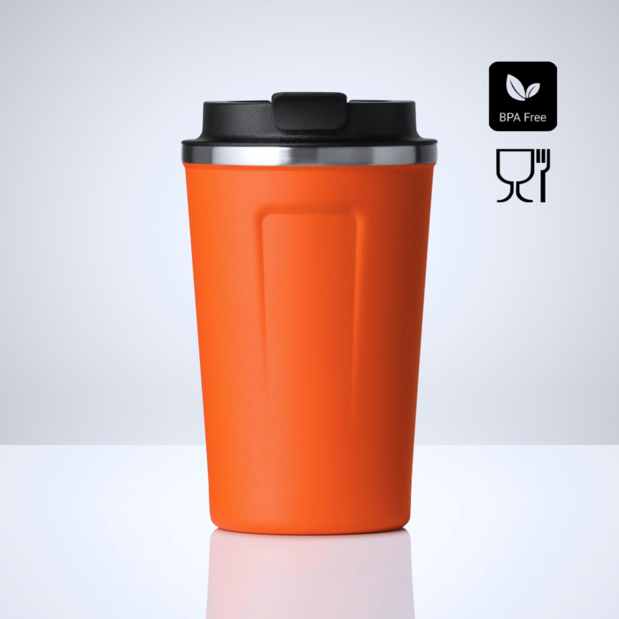 Set Everyday: cană termică Nordic 350 ml și difuzor wireless Portocaliu Portocaliu