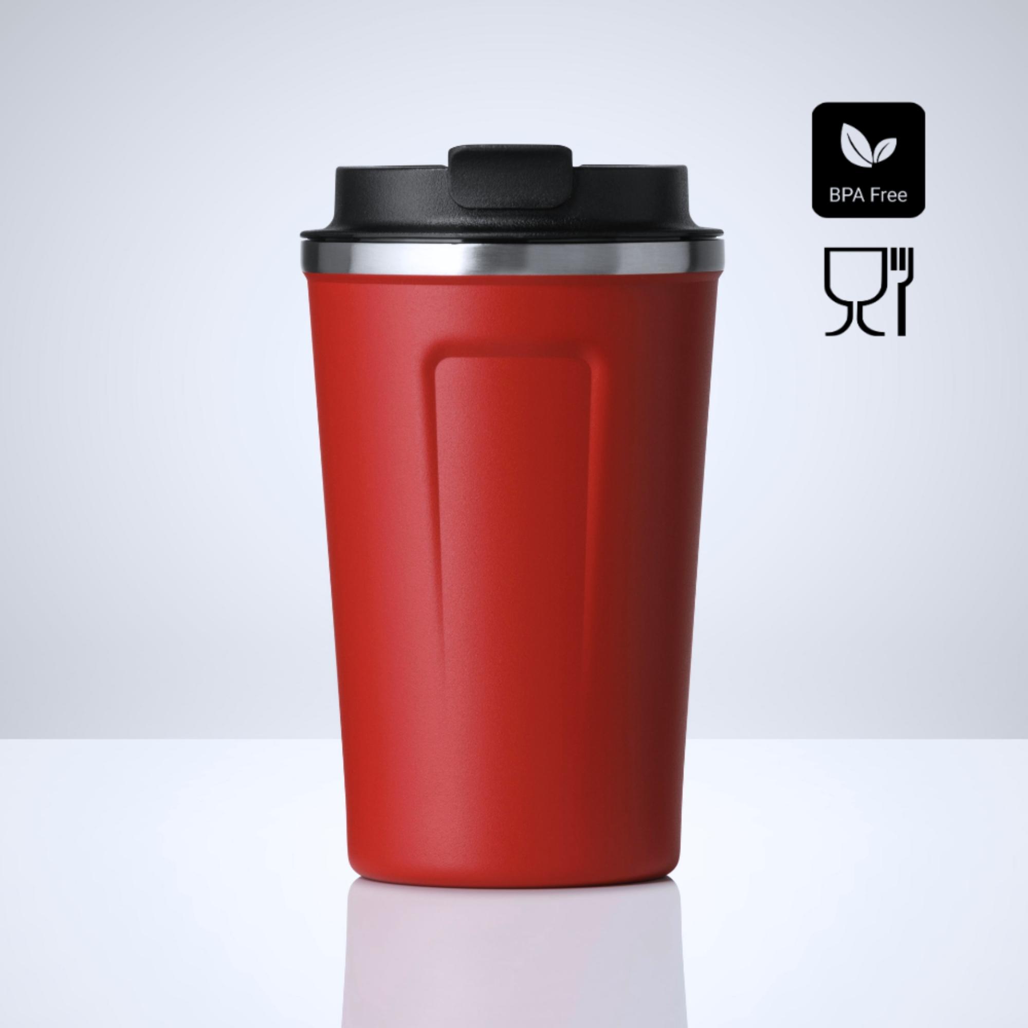 Set Everyday: cană termică Nordic 350 ml și difuzor wireless Rosu Rosu