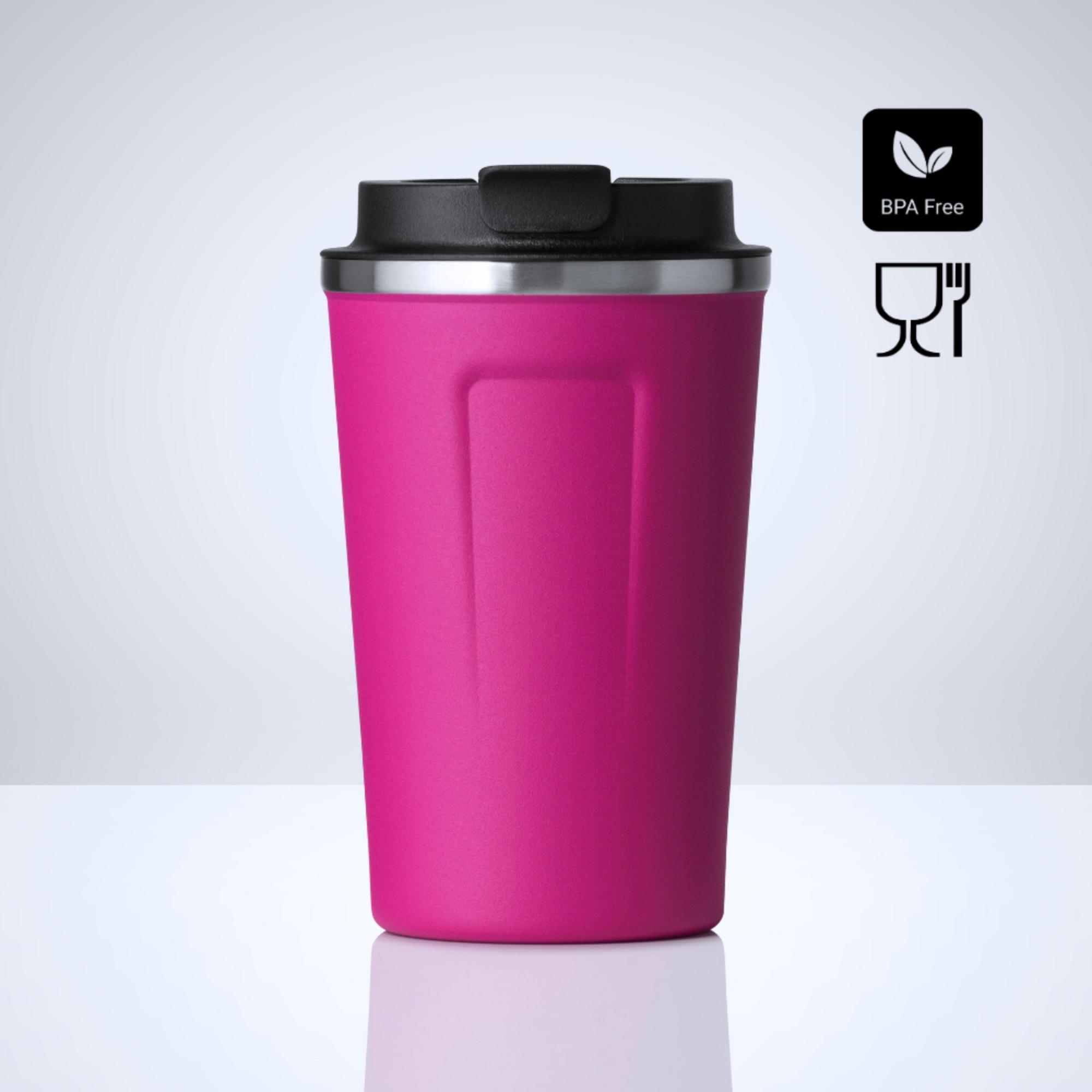 Set Everyday: cană termică Nordic 350 ml și difuzor wireless Roz Roz
