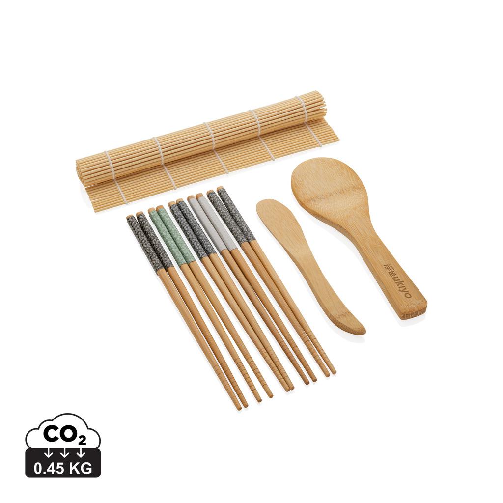 Set pentru cină sushi, 8 piese Ukiyo brown