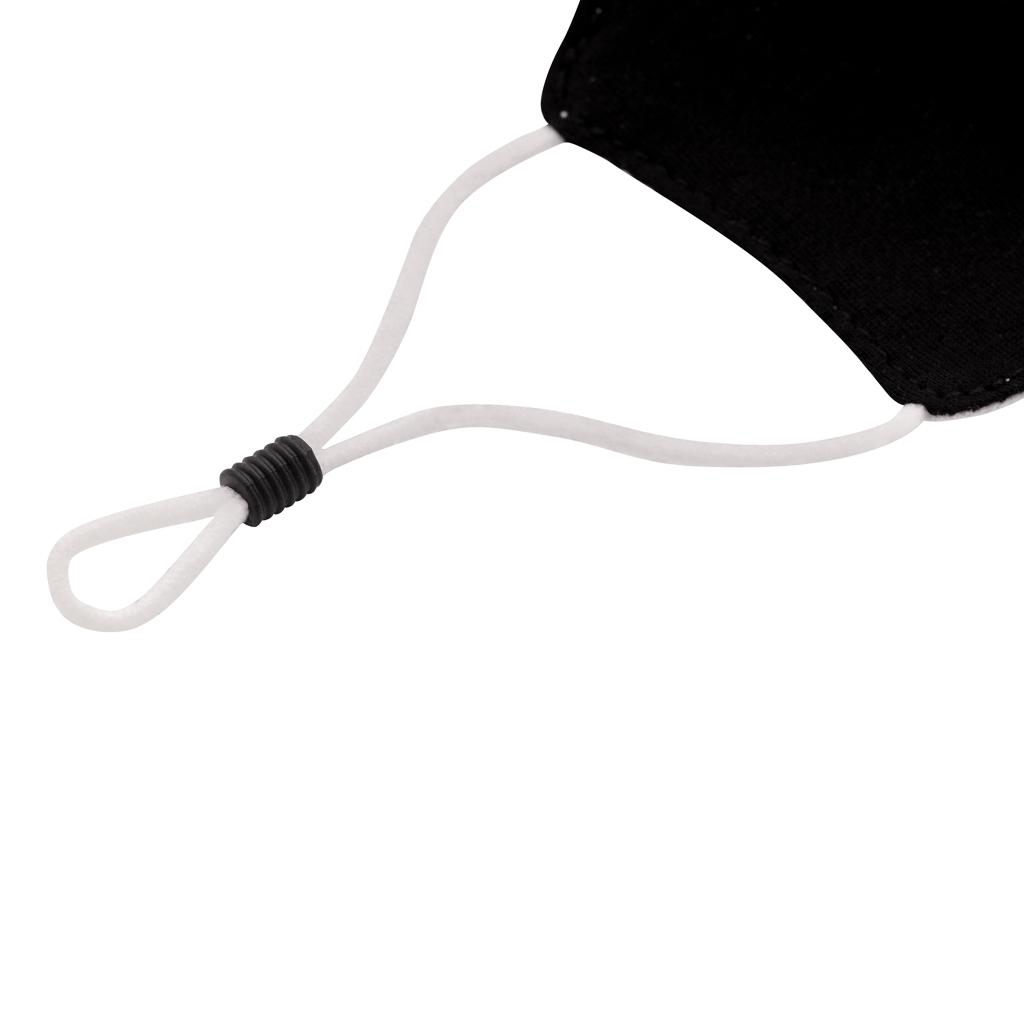 Mască de față reutilizabilă din bumbac dublu black