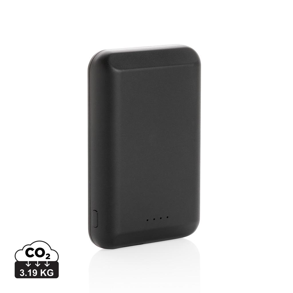 Powerbank wireless magnetic 5.000 mAh cu încărcare 5W black