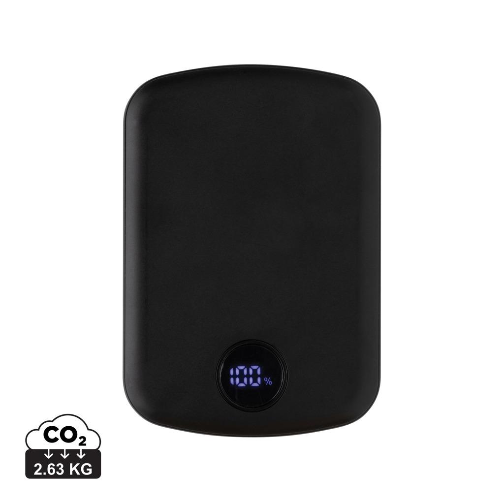 Powerbank magnetic MagBoost din plastic reciclat RCS 5.000 mAh black