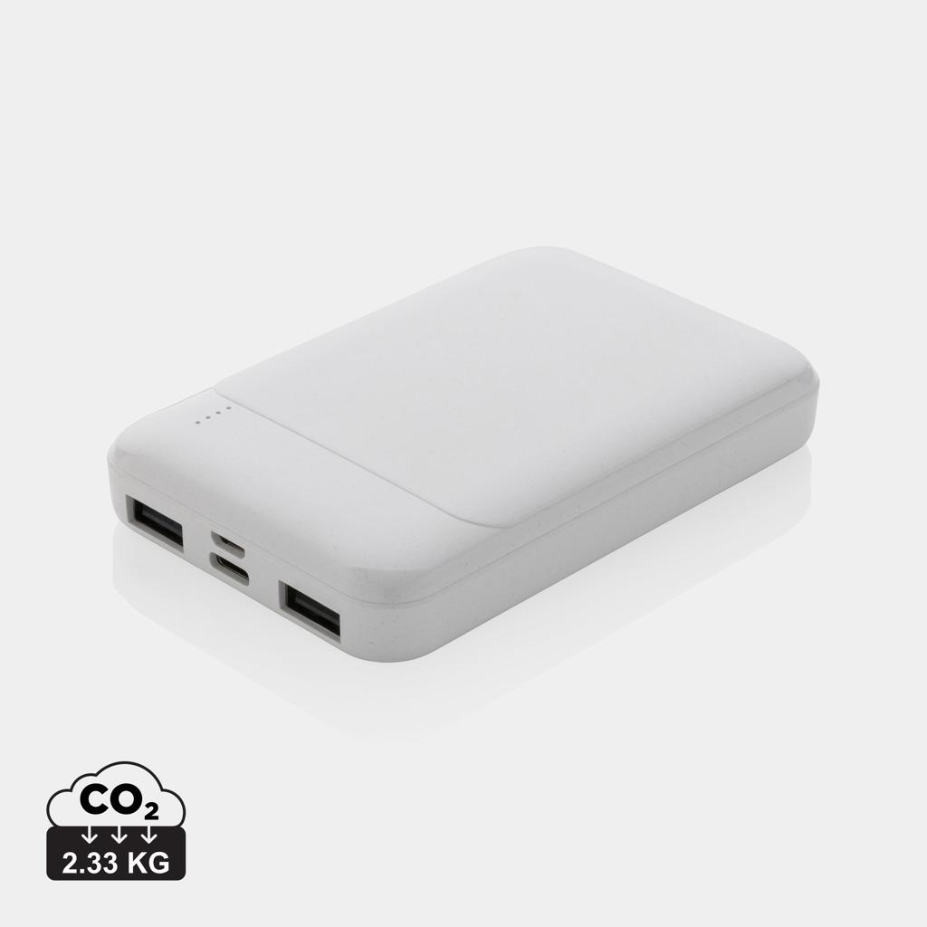 Powerbank din plastic reciclat RCS 5.000 mAh transparent