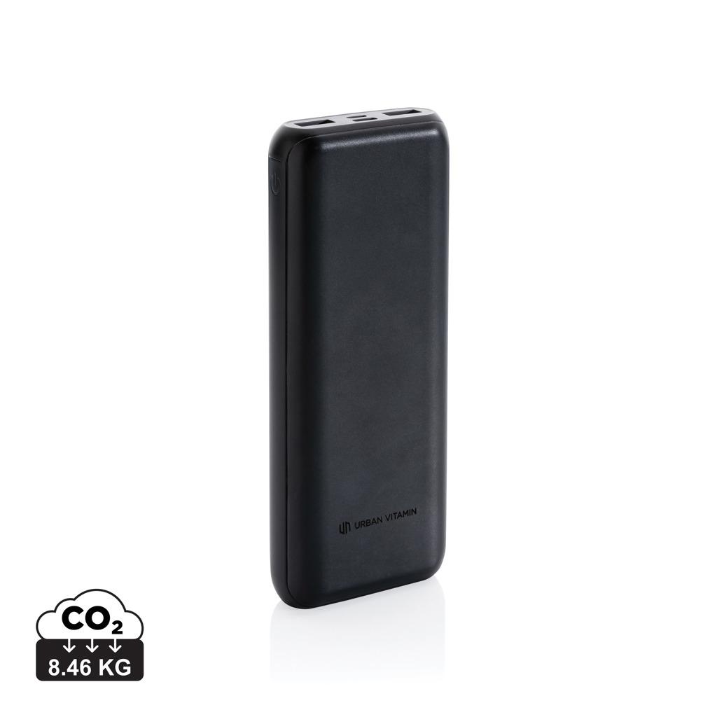 Powerbank Urban Vitamin Pasadena 20.000 mAh 18W PD black