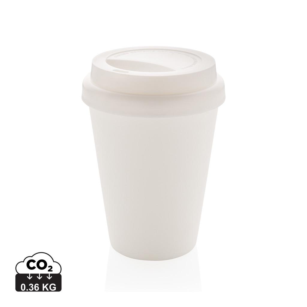 Cană de cafea reutilizabilă cu perete dublu, 300 ml transparent