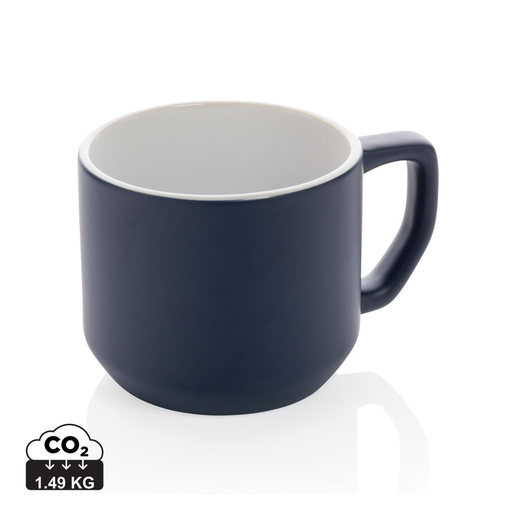 Cană ceramică modernă 250ml navy