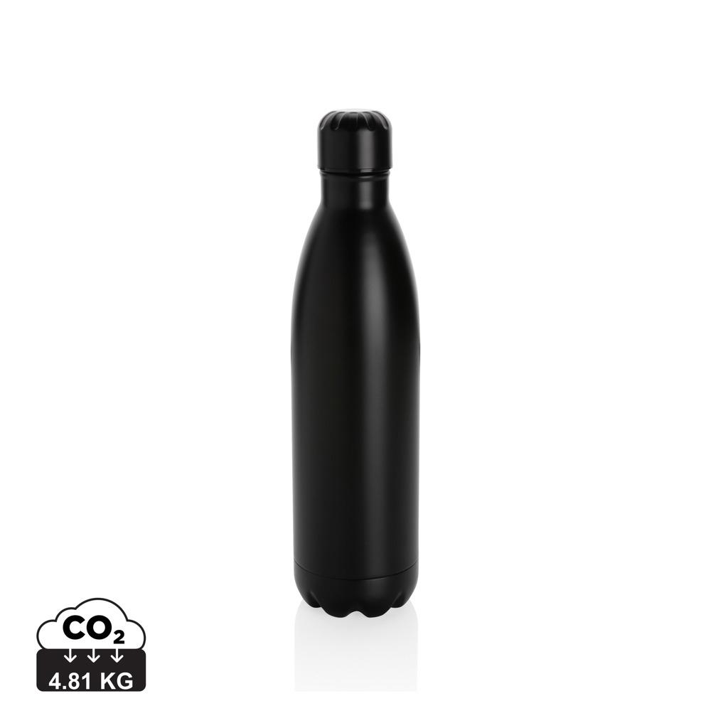 Sticlă termoizolantă din oțel inoxidabil, culoare solidă, 750ml black