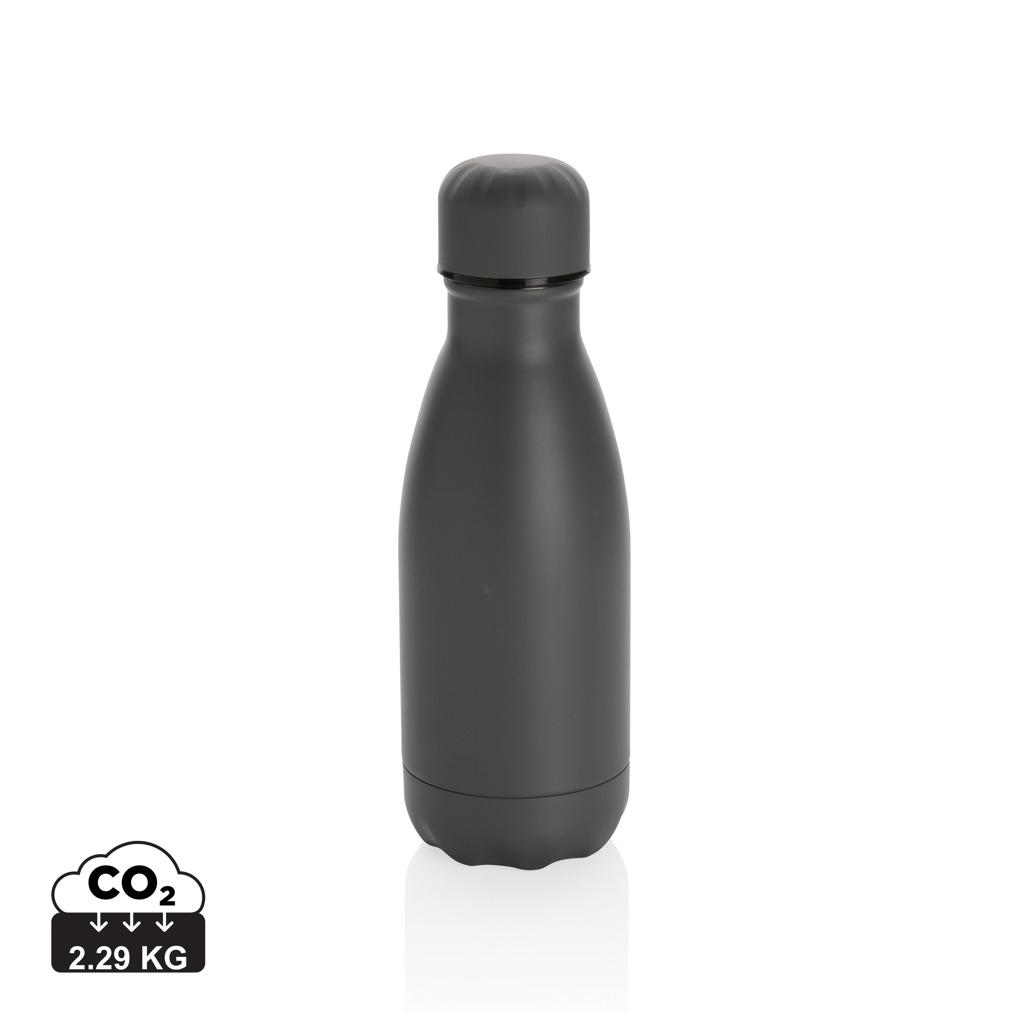 Sticlă termoizolantă din oțel inoxidabil, culoare solidă, 260ml grey