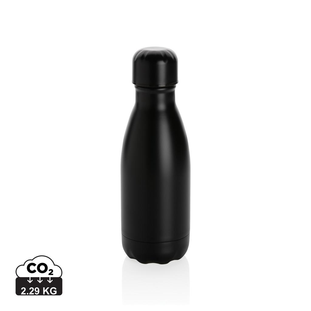 Sticlă termoizolantă din oțel inoxidabil, culoare solidă, 260ml black