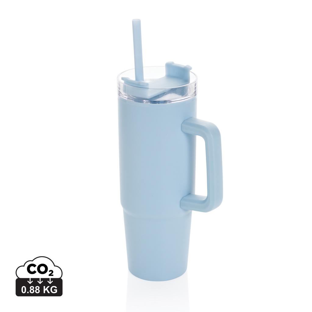 Pahar din plastic RCS cu mâner, 900ml Tana  light blue