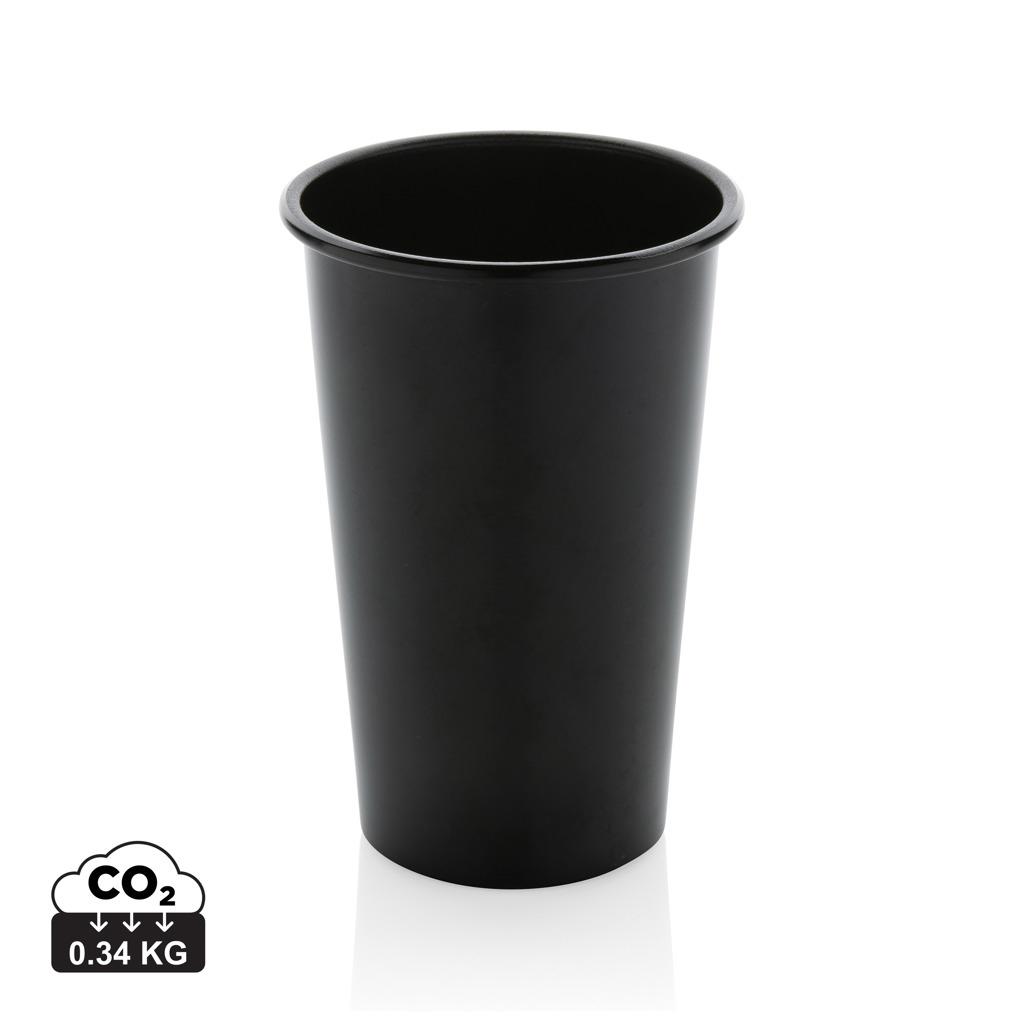 Ceașcă ușoară din aluminiu reciclat RCS, 450ml Alo black