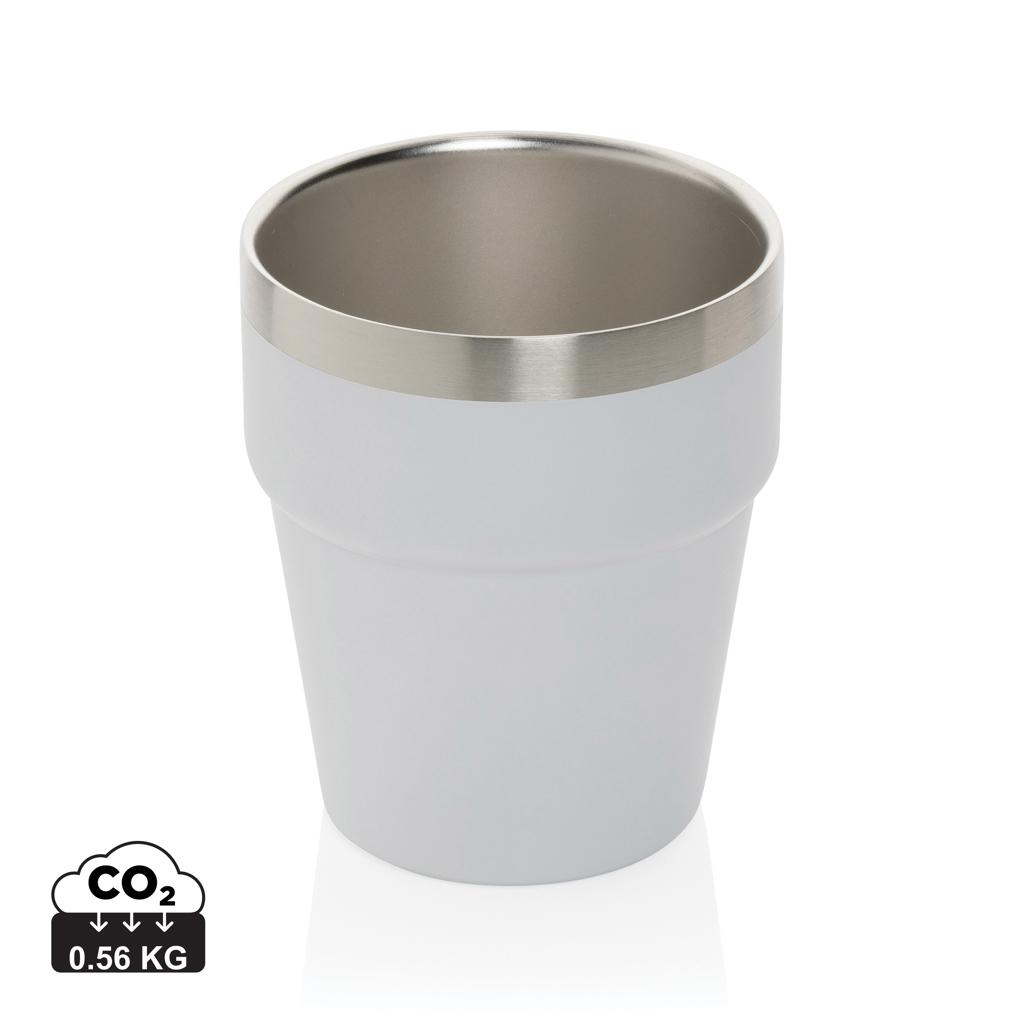 Ceașcă de cafea RCS cu pereți dubli, 300ml Clark  transparent