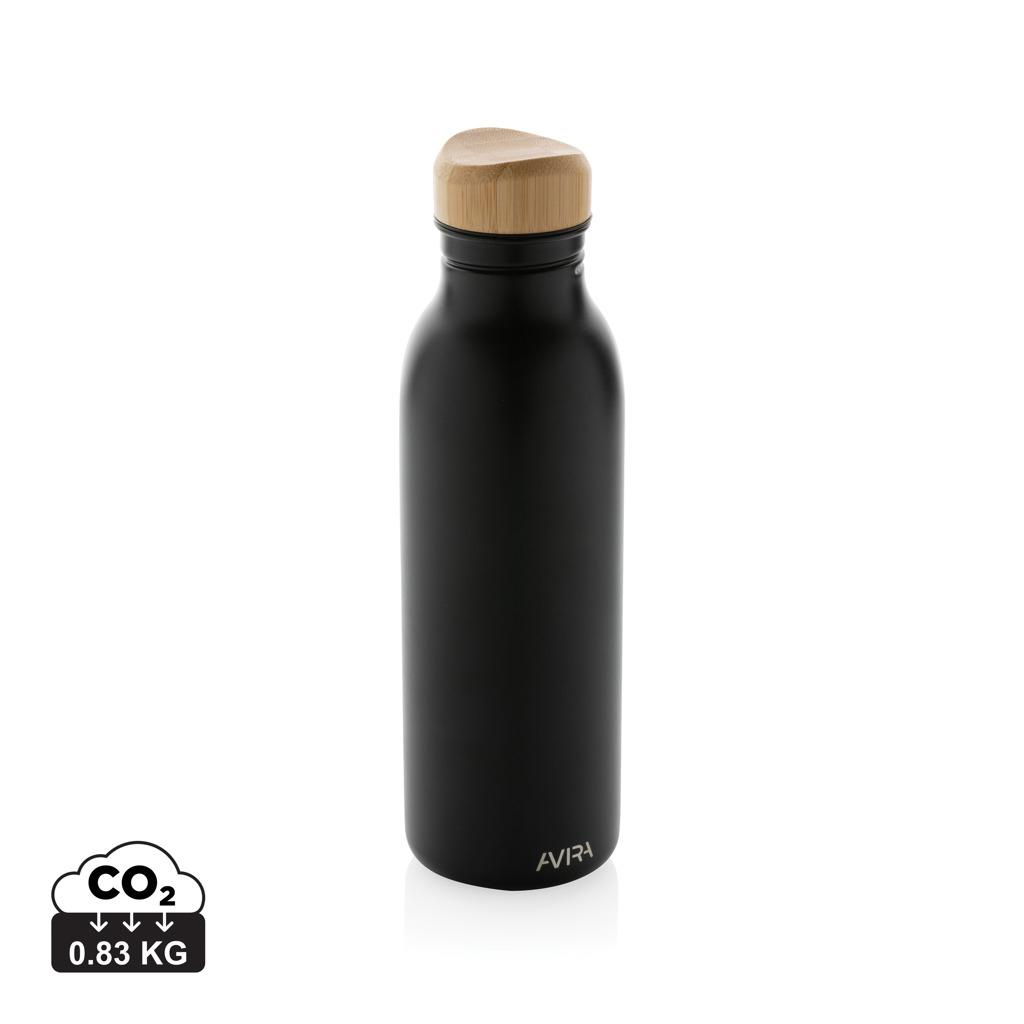 Sticlă de apă  Re-steel RCS cu pereți simpli, 600ml Avira Alcor black