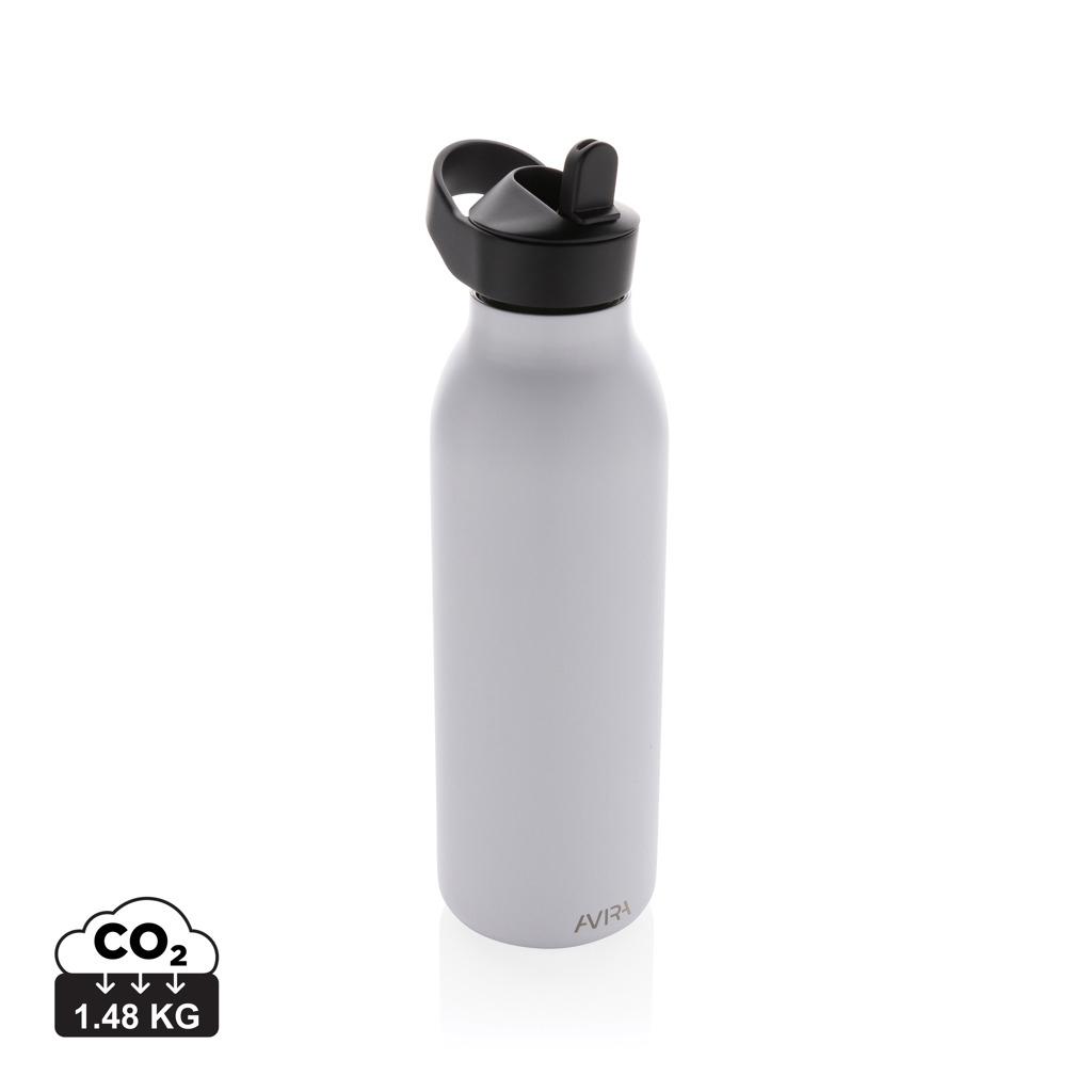 Sticlă de apă Re-steel  RCS cu capac fliptop, 500ml Avira Ara transparent