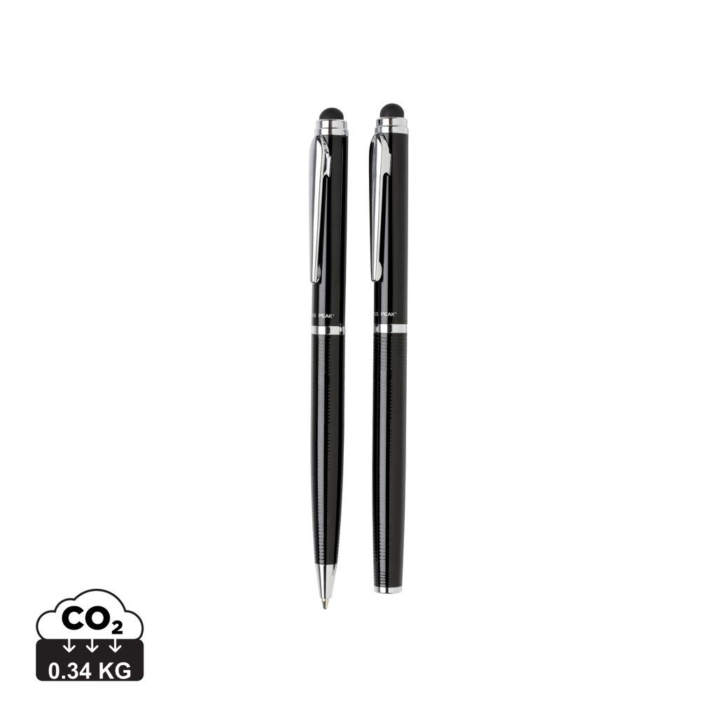 Set de pixuri deluxe Swiss Peak black