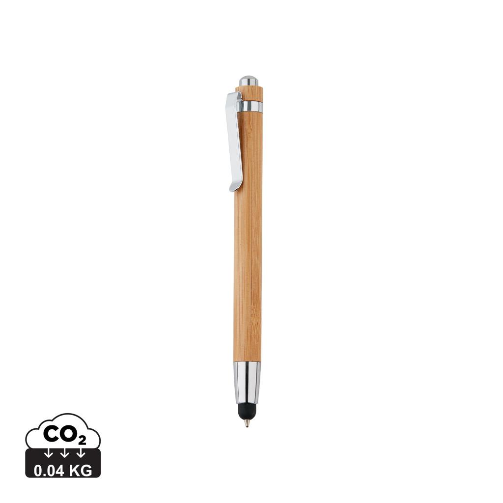 Pix cu stylus din bambus brown