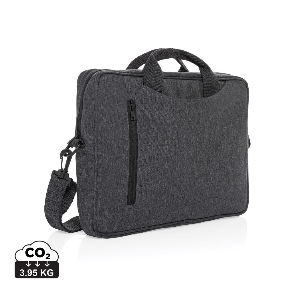 Geantă de laptop din bumbac reciclat, de 15,4 inch Laluka AWARE™ anthracite