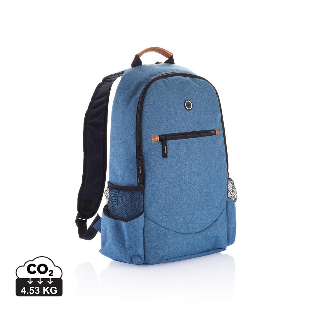 Rucsac fashion în două tonuri blue