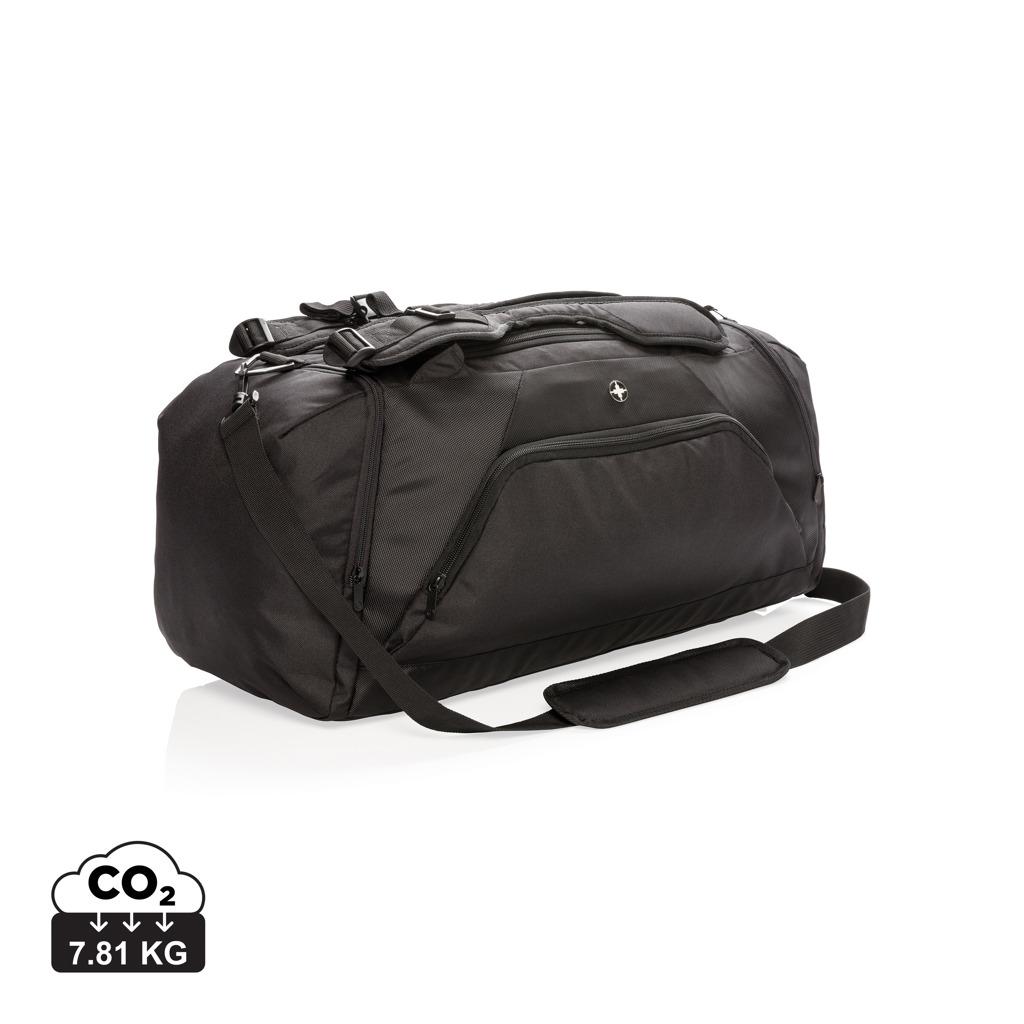 Geantă sport și rucsac RFID duffel Swiss Peak black