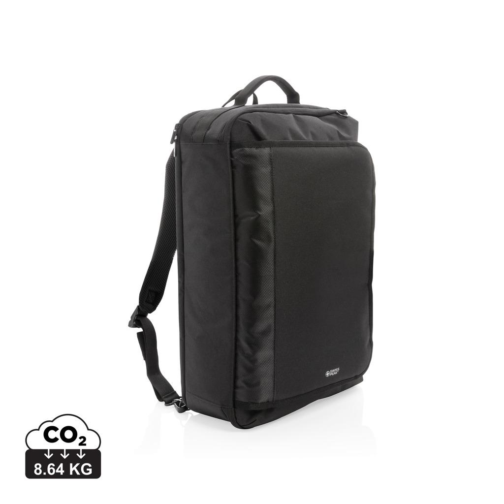 Rucsac de călătorie convertibil, fără PVC Swiss Peak black