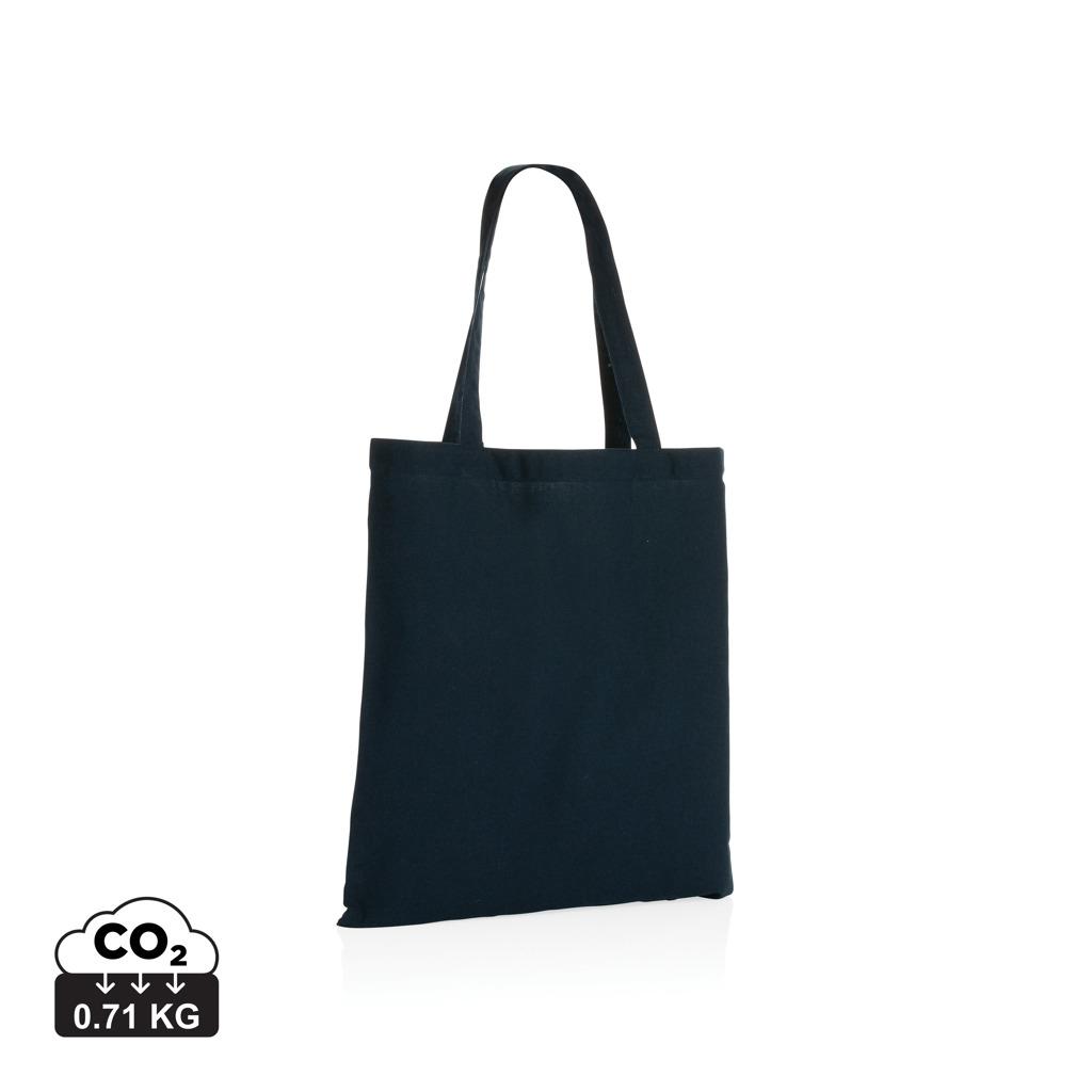 Geantă tote din bumbac reciclat  de 145g Impact AWARE™ navy