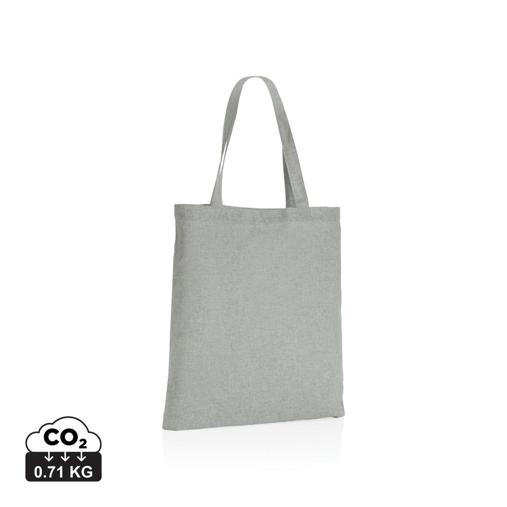 Geantă tote din bumbac reciclat  de 145g Impact AWARE™ grey