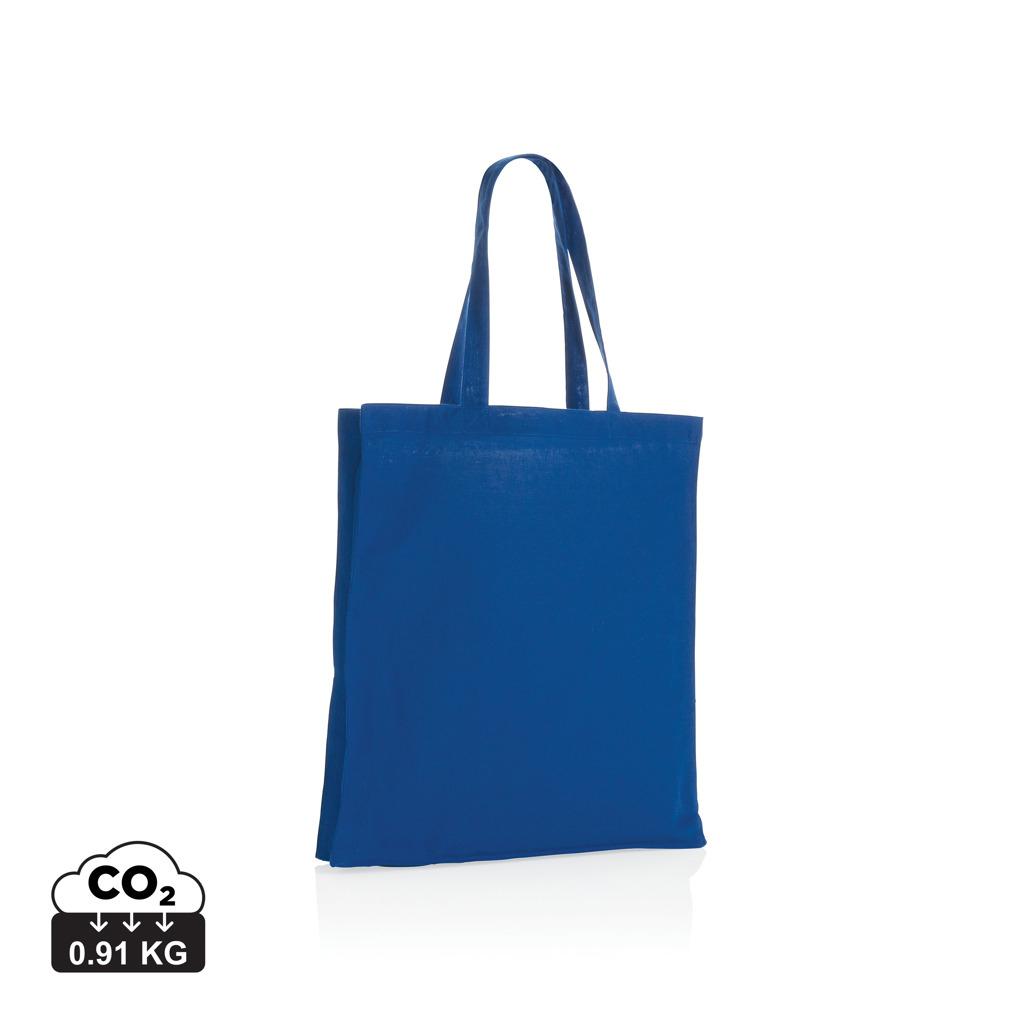 Geantă tote din bumbac reciclat cu bază de 145g Impact AWARE™ blue