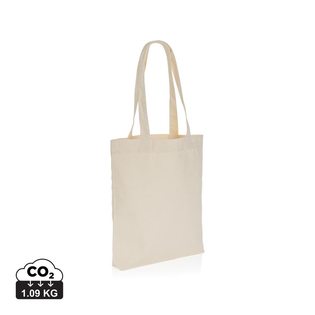 Geantă tote din pânză reciclată de 285gsm, necolorată Impact AWARE™  