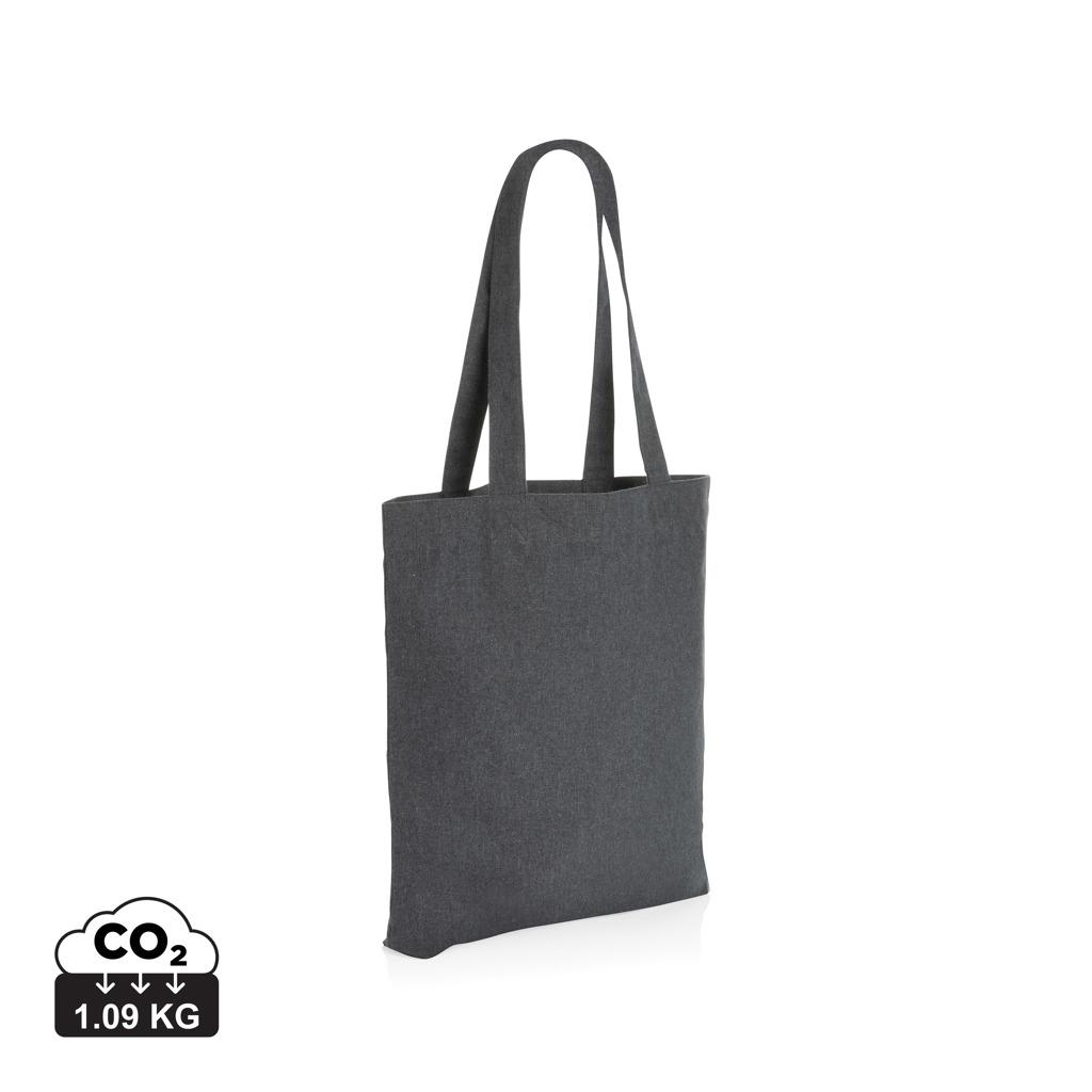 Geantă tote din pânză reciclată de 285gsm, necolorată Impact AWARE™  