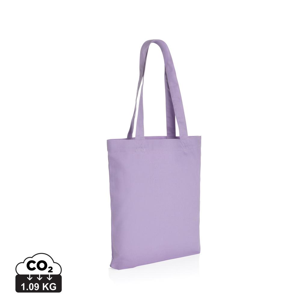 Geantă tote din pânză reciclată de 285 gsm Impact Aware™ lavender