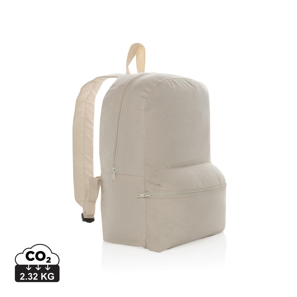 Rucsac din pânză reciclată 285 gsm, necolorată Impact Aware™  off white