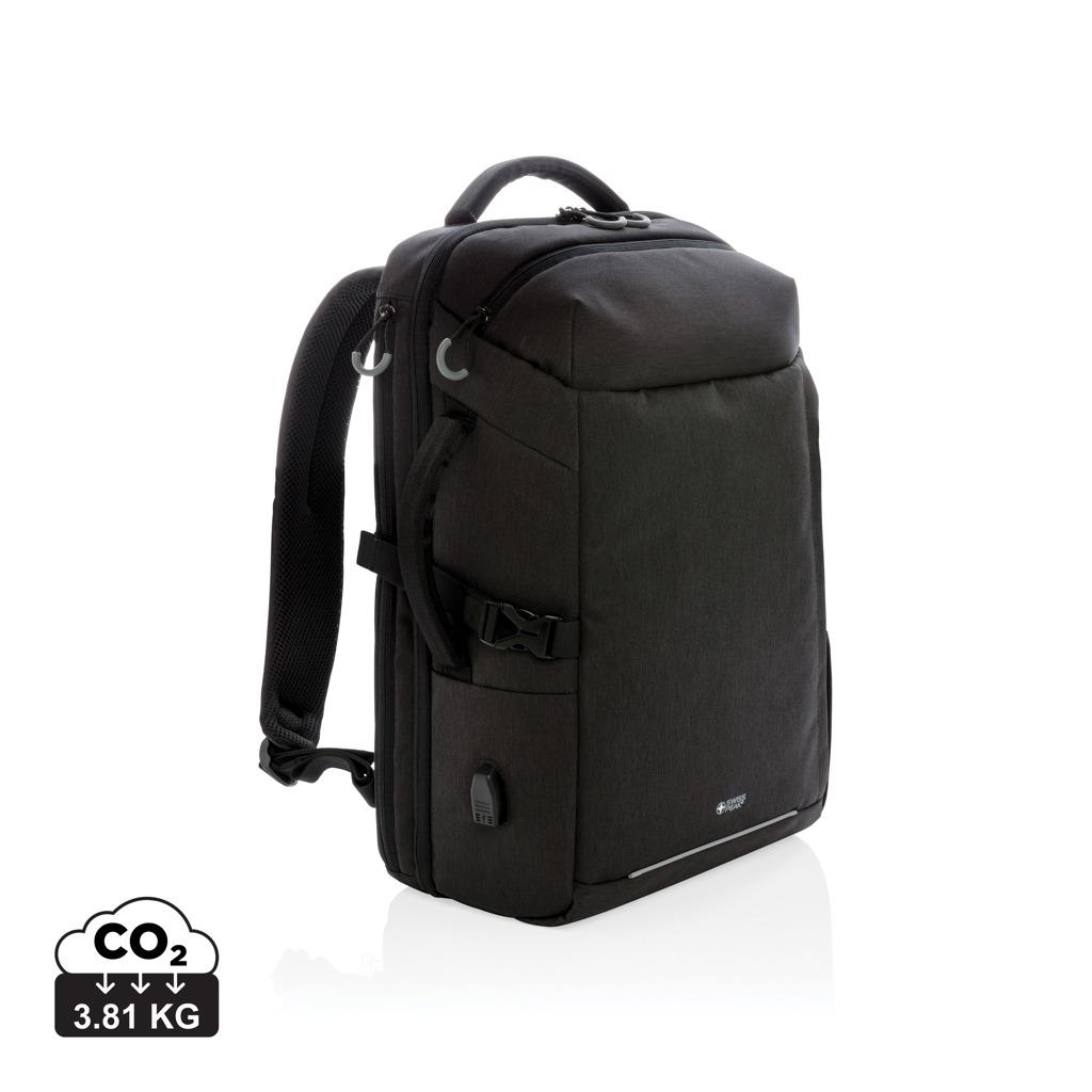 Rucsac XXL pentru călătorii de weekend Swiss Peak AWARE™ black