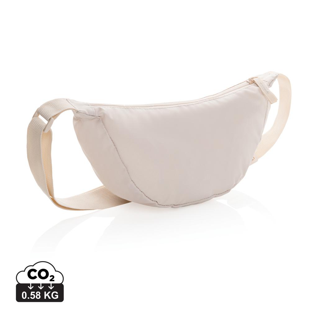 Geantă tip sling în formă de semilună Crescent AWARE™ RPET beige