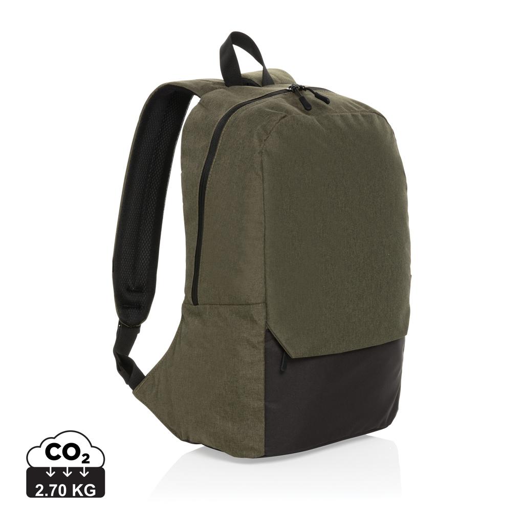 Rucsac de bază pentru laptop de 15.6 inch Kazu AWARE™ RPET green