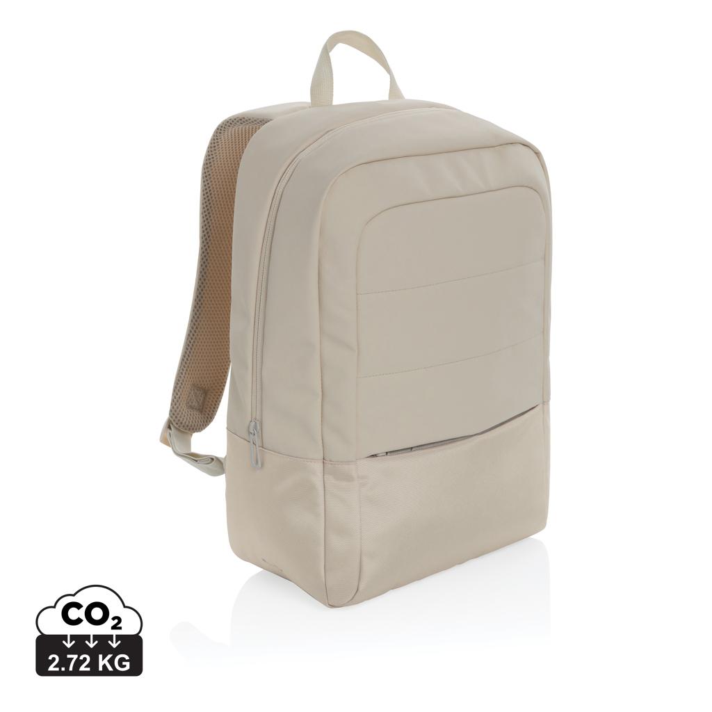 Rucsac standard pentru laptop de 15.6 inch Armond AWARE™ RPET beige