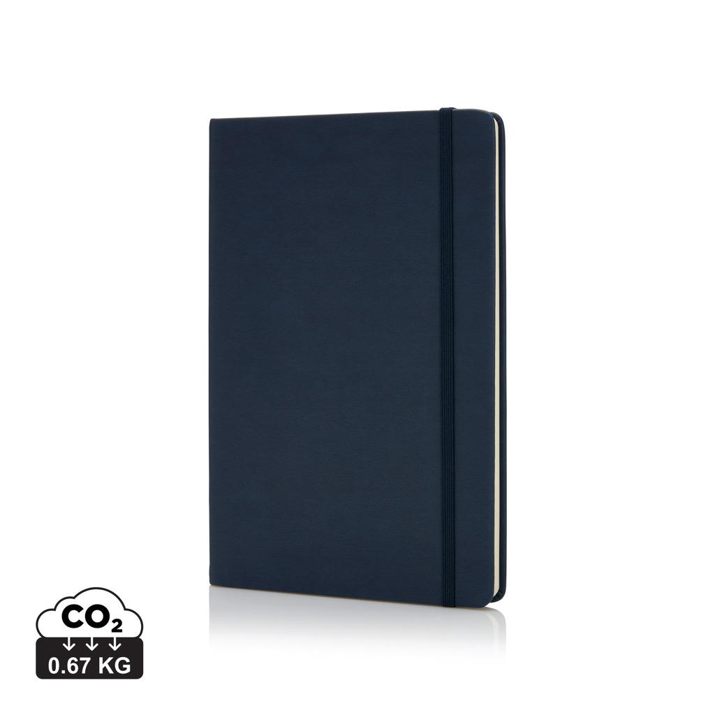 Carnet deluxe A5 cu copertă tare din PU navy